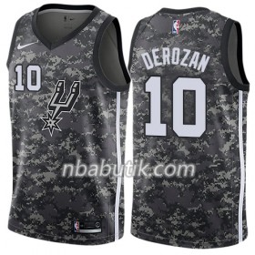 NBA Mænd Trøje San Antonio Spurs DeMar DeRozan 10 Nike City Edition Sort Swingman